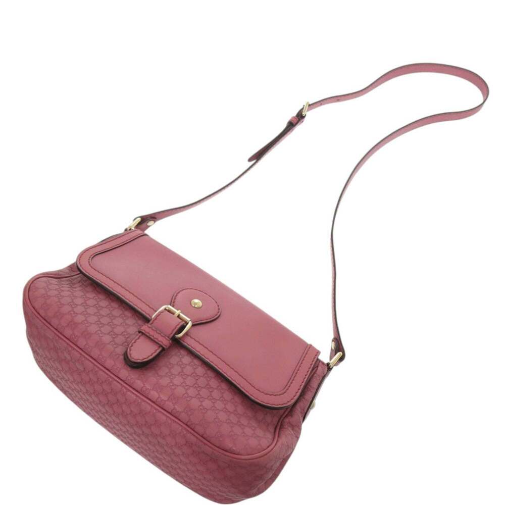 GUCCI Authentic Pink Leather Shoulder Bag - Picture 6 of 9
